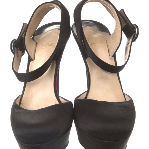 Christian Louboutin Slingback Platform Pumps - Picture 3 of 5